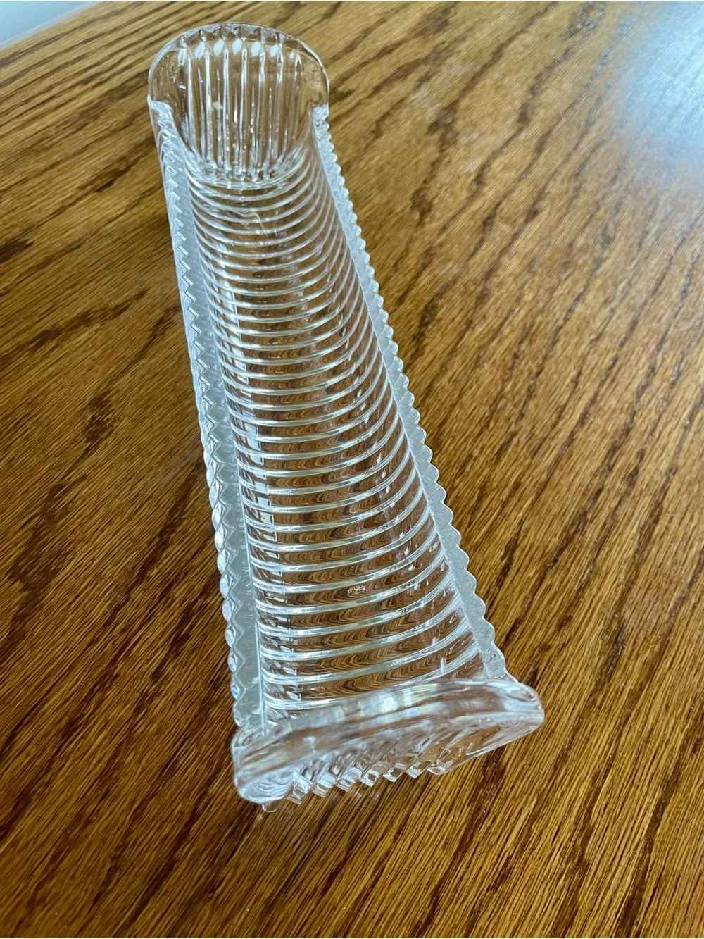 Vintage MCM Crystal, cookie or cracker tray